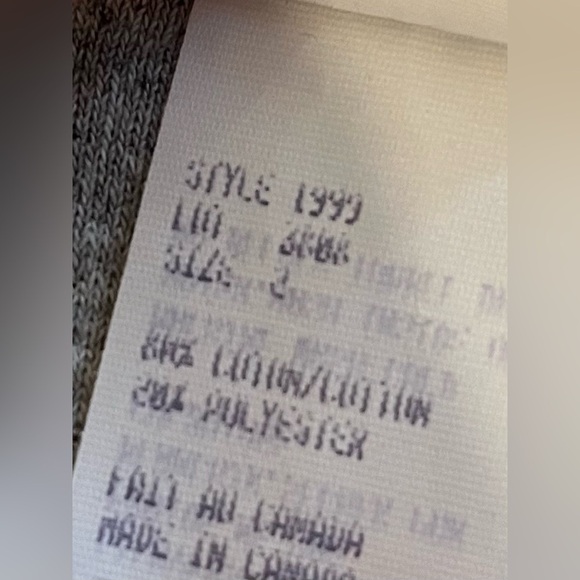 🩶 Au Cotton Original Grey Fleece Vest – Size L – Vintage – Unisex NWOT🩶 - Picture 4 of 8